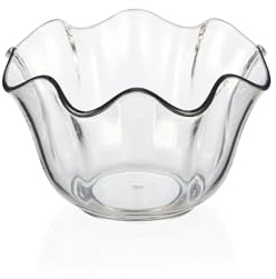 Lacor 60781 – Degustare Transparente Blumenschale, Set aus 6 Einheiten, BPA | Langlebiges Profi-Utensil; entwickelt für optimale Leistung und schnelle, unkomplizierte Reinigung in der Spülmaschine