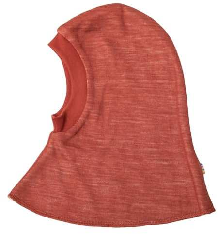 Joha Baby Kinder Jungen Mädchen Schalmütze Merino-Wolle/Bio-Bambus, Größe:41, Farbe:Chili red