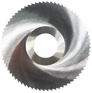 Temhyu Lame de scie à fente 40-125mm, lame de scie circulaire HSS, fraise for scie à fente, outil de coupe du métal(80x2.0x22x72T)