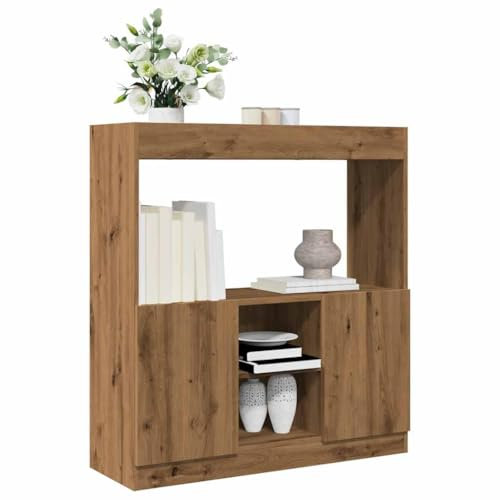 Myheimly Highboard Artisan-Eiche 92x33x100 cm Holzwerkstoff