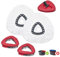 Mop Heads Replacements for Ocedar, Mop Replace Head for O Cedar, Spin Mop Replacement Head for Ocedar Easy Wring 1 Tank System, Include 2 Pack Spin Mop Refills & Scrubber Mop Head & 1 Pack Mop Base