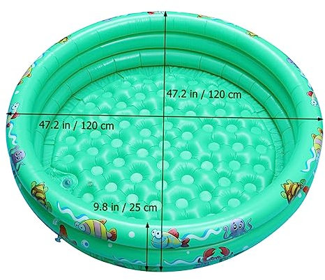 Sosoport 1Pc Schwimmbad Faltbares Kinderbecken Pool Kleines Aufblasbares Becken Aufblasbares Becken Mini Wasser Aufblasbare Pool Floaties Aufblasbare Schwimmhilfe Grün