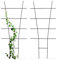 Relaxdays Enrejado Trepadoras Macetas, Metal, Set de 2, Tutores Enredaderas, Soportes Plantas y Flores, 79x35 cm, Negro, Acero, 2 Unidades