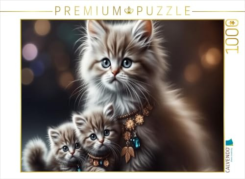 Puzzle · Katzenmomente | Die Kunst der kleinen Gesten · 1000 Teile · Lege-Größe 64 × 48 cm · CALVENDO Puzzle