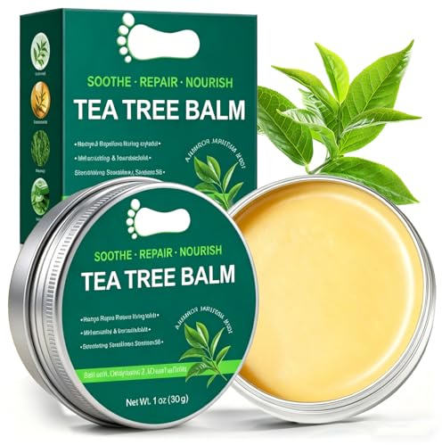 Bettinay Tea Tree Cream for Skin, Natural Formula Tea Tree Oil Balm Moisturiser for Face and Body