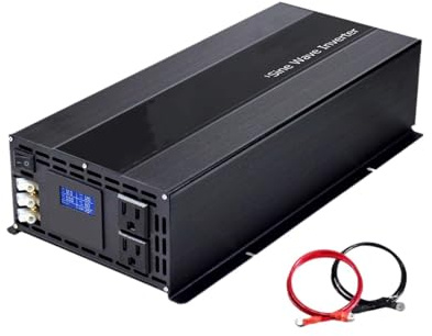 Auto Power Inverter Convertisseur 12V/24V/36V/48V DC À110/120V/220V/230V/240V AC 1KW 2KW 3KW Hors Réseau Onduleur À Onde Sinusoïdale pour Batterie Solaire Ménager