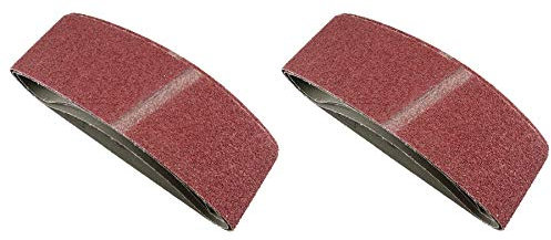 Belt Power Finger File Sander Abrasive Sanding Belts 533mm x 75mm 40 Grit 10 PK