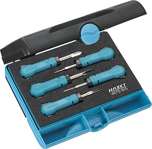 Hazet System-Kabel-Entriegeler-Sortiment, 185 x 153 x 52 mm ∙ Anzahl Werkzeuge: 5, 1 Stück, 4670-9/5