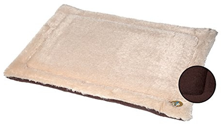 Gor Pets Nordic Crate Mat providing a perfect resting place for your pet - XXLarge (76x122cm) Brown – Washable Dog Bed