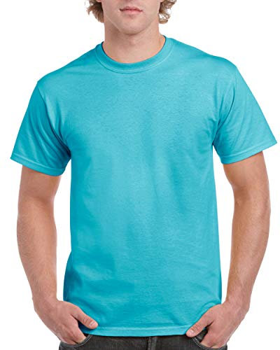 GILDAN H000 Adult Hammer Adult 6 Oz. T-Shirt Lagoon Blue 4XL