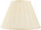 Betta Lighting Empire Lamp Shade - 18-Inch Tapered Drum Light Shade in Cream Cotton Mix Fabric - Box Pleat Lampshade for Table Lamps & Floor Lamps - 60W E27 or B22 GLS (Bulb Not Supplied)