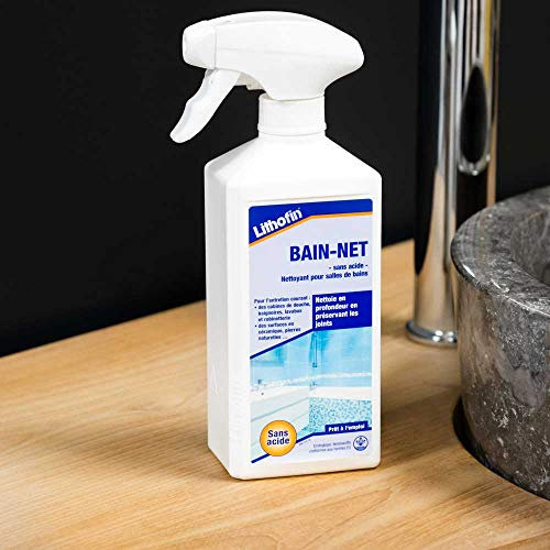 Lithofin Produit nettoyant pour Salle de Bain