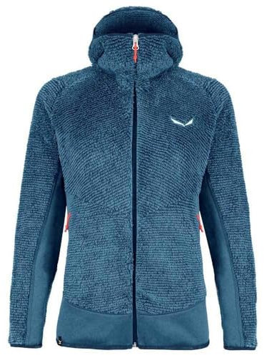 Salewa TOGNAZZA PL W JKT, Giacca in pile Midlayer, Donna, 42/36, Blu (Dark Denim Melange)