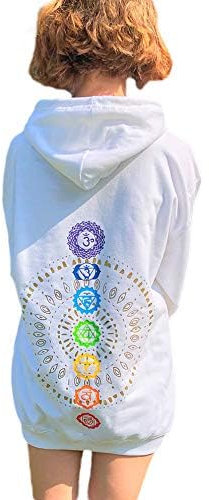Yoga Pullover mit Mandala Chakra Aufdruck Unisex Männer Frauen Hoodie Sweatshirt