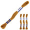 3 Docken Stickgarn je ca. 8m / Sticktwist 100% Baumwolle Stickerei verschiedene Farbwahl, Farbe :7152 helles Kokosfarben