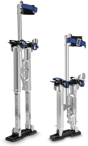 Olenyer Trockenbau-Stelzen, 45,7 cm - 76,2 cm, höhenverstellbar, Aluminium, Arbeitsstelzen für Blech, Tropfen, Decken, Maler, Wandmalerei oder hohe Sträucher