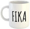 Hellweg Druckerei Huuraa Kaffeetasse FIKA Kaffeepause Schweden Geschenk Idee Keramik 330ml Kaffee-Becher mit Bild