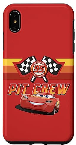 iPhone XS Max Disney Pixar Cars Two Lightning McQueen Pit Crew 95 Case