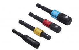BlueSpot Colour Coded Impact Socket Adaptors (1/4-3/8-1/2) & Bit Holder
