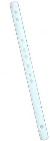 Tragbare Jade Flöte Weiße Jade Anfänger Piccolo Erwachsene Professionelle Spielen Weibliche alte Musikinstrument (Color : White, Größe : 45cm)