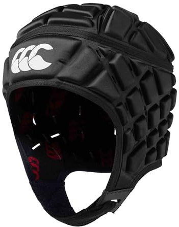 Canterbury Headguard Raze Kopfschutz, schwarz/rot, M