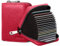 Goopai RFID 20 slot per carte di credito porta carte di credito in vera pelle fisarmonica porta carte piccolo portafoglio per donne o uomini con cerniera, Rosso, S, Classico