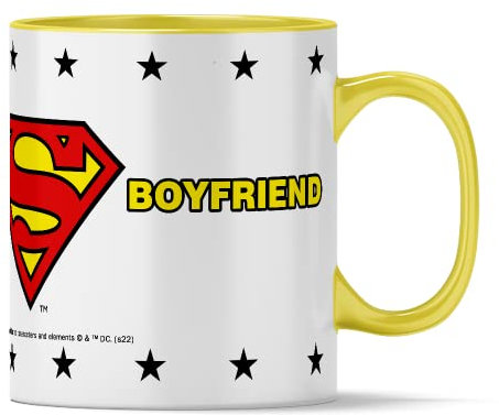 ERT GROUP Original und offiziell lizenziert von DC Keramikbecher, Muster Superman 055, Kaffee- und Teebecher Tasse 330ml