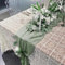 Gohytal Chiffon Tischläufer Grün, Boho Gaze Käsetuch Tischläufer Salbeigrün Hochzeit Salbeigrün Stoff Tüll Tischdeko für Hochzeit Vintage Geburtstag Babyparty Gaze Rustikal Taufe Deko, 70x300cm
