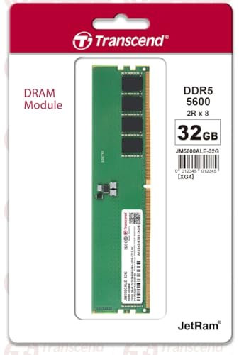 Transcend 32GB JM DDR5 5600 DIMM 2Rx8 - JM5600ALE-32G