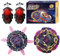 Hozuumo Bey Battling Tops Brust Turbo Starter Set, 4D Metall Fusion Kampfkreisel, Bey Arena Blade Spinning Tops mit Launcher, Geschenk-Sets für Kinder,1-12