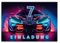 Minkocards 12 Einladungskarten zum 7. Kindergeburtstag Junge Auto Rennauto Einladungen siebte Jungsgeburtstag Rennwagen