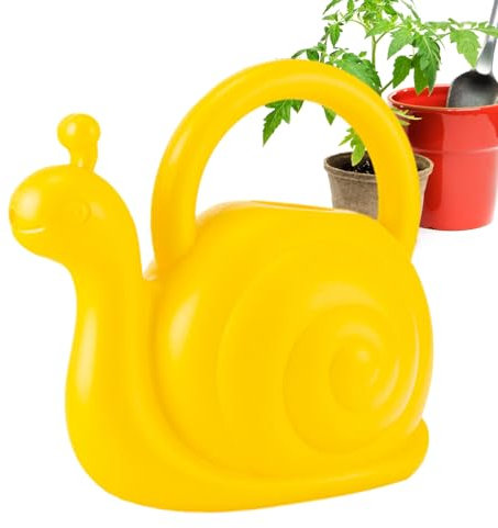 Fukamou Arrosoir pour Animaux, arrosoir pour escargots - Bouilloires de Jardinage créatives en Forme d'escargot Mignon de 1,5 L,Jouet de Jardinage Amusant et Mignon pour, arrosoir de Jardinage