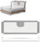 Izrielar Bettgitter,Bettschutzgitter für Kleinkinder,Höhenverstellbar 60-96cm,Babybettgitter 180 * 80cm,für Kinderbetten,Grau