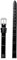 Chlikeyi Damen-Armband aus echtem Leder, 11mm, Schwarzes Silber