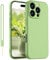 KPPIT for iPhone 16 Pro Max case silicone,for iPhone 16 Pro Max Phone case shockproof 6.9,Full camera coverage Military-Grade Protection 360°,With hand strap slim Case -Matcha Green