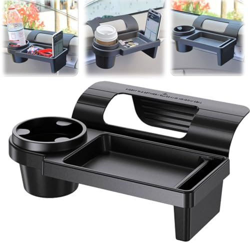 HFSAZJ Multifunktionales Ablageschale für Autofenster, Autotür-Getränkehalter, Fahrzeugtür-Seitenaufhängung, Becherhalter für Autofenster, Fenster-Becherhalter für Fahrzeuge