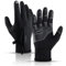 Wuiil Handschuhe Herren,Fahrradhandschuhe Herren,Fahrrad Handschuh Herren, Handschuhe,Laufhandschuhe Herren,Thermo Handschuhe Herren,MTB-Handschuhe Mit Touchscreen-Funktion,Wasserdicht,Winter