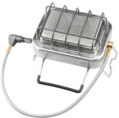 XINHAN Sunflower Infrarot-Strahlungsofen, Multifunktions-Camping-Gasbrenner, Geteilte Öfen, tragbarer Gasheizer, Wärmer, 1800 W