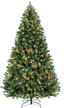 Planta Artificial Grande, Árbol De Navidad Artificial, Planta Artificial Grande Exterior Decorativas, Plantas De Decoración del Hogar, con Cadena De LED, para Hogar Salón Oficina(150cm/59in)