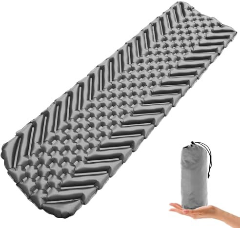 Isomatte Camping Outdoor Ultraleicht Camping Isomatte Aufblasbare, wasserdichte Faltbar Luftmatratze, Kleines Packmass Campingmatte Schlafmatten für Camping Wandern Sport Reisen Backpacking