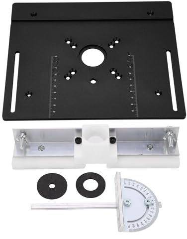 Aluminium -Legierungs -Router -Tischeinsatzplatte mit Hoher Haltbarkeit für Präzise Holzbearbeitung - Multifunktions -Flip -Board -Basis für Router -Lift -System - Vielseitiges