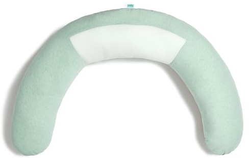 PurFlo Breathe Pregnancy Pillow with Soft Jersey Cover, Spring Water