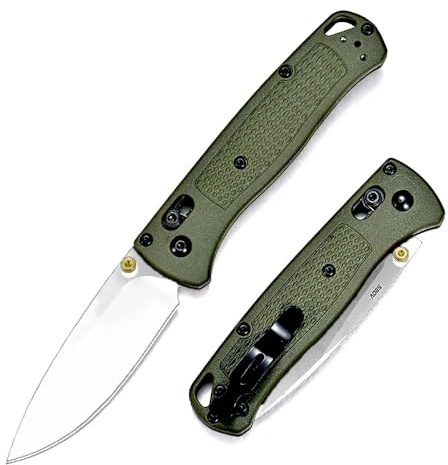 Joa Taschenmesser Leicht klappmesser Grün aus Stahl Klein EDC Axis lock hals messer/Clip