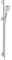 hansgrohe Crometta Ensemble de douche Vario EcoSmart 9 l/min avec barre Unica'Croma 90 cm, blanc/chromé, 26538400
