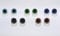 celloexpress 15mm GLASS LIKE Mixed Pack 1 Eyes with Plastic Backs - Safety Eyes for Soft Toy or Teddy Bear Making - Pack of 5 Pairs