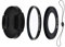 JJC Objektiv Zubehörset 4 Teilig für Canon Powershot G5X, G7X, G7X Mark II und G7X Mark III mit Objektivadapter, UV Filter, Objektivdeckel und Objektivdeckelhalter (49mm)