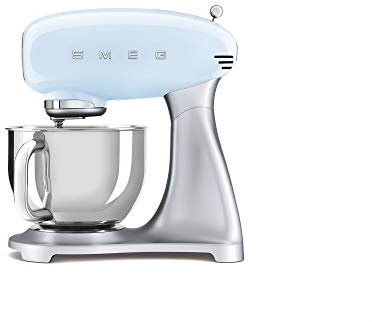 Smeg SMF02PBEU mixeur Robot mixer 800 W Bleu, Argent