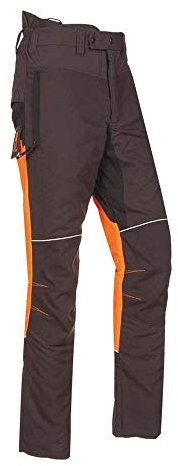 Sioen SI-S-T1SRL SPB XXL Samourai Chainsaw Trouser, Grey-Orange-Black, XXL, Pack of 5
