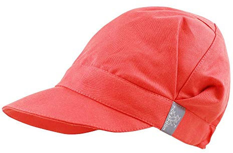 PICKAPOOH Schirmmütze Rico für Kinder und Erwachsene mit UV-Schutz Bio-Baumwolle, Cayenne, Gr. 50