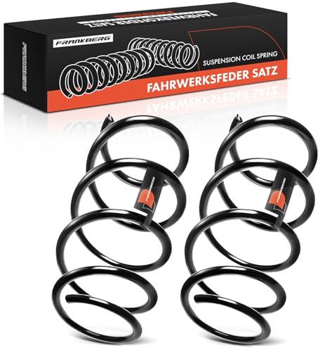 Frankberg 2 ressorts de suspension pour essieu avant 8200106137 | Compatible avec: Scénic II JM0/1, M.e.g.a.n.e II Coupé-Cabriolet EM0/1, Grand Scénic II JM0/1